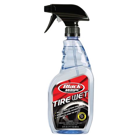 Keep Your Tires Cleaner for Longer with Black Magic Tire Spray's Advanced Formula